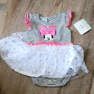 Mini Mouse tutu onsie